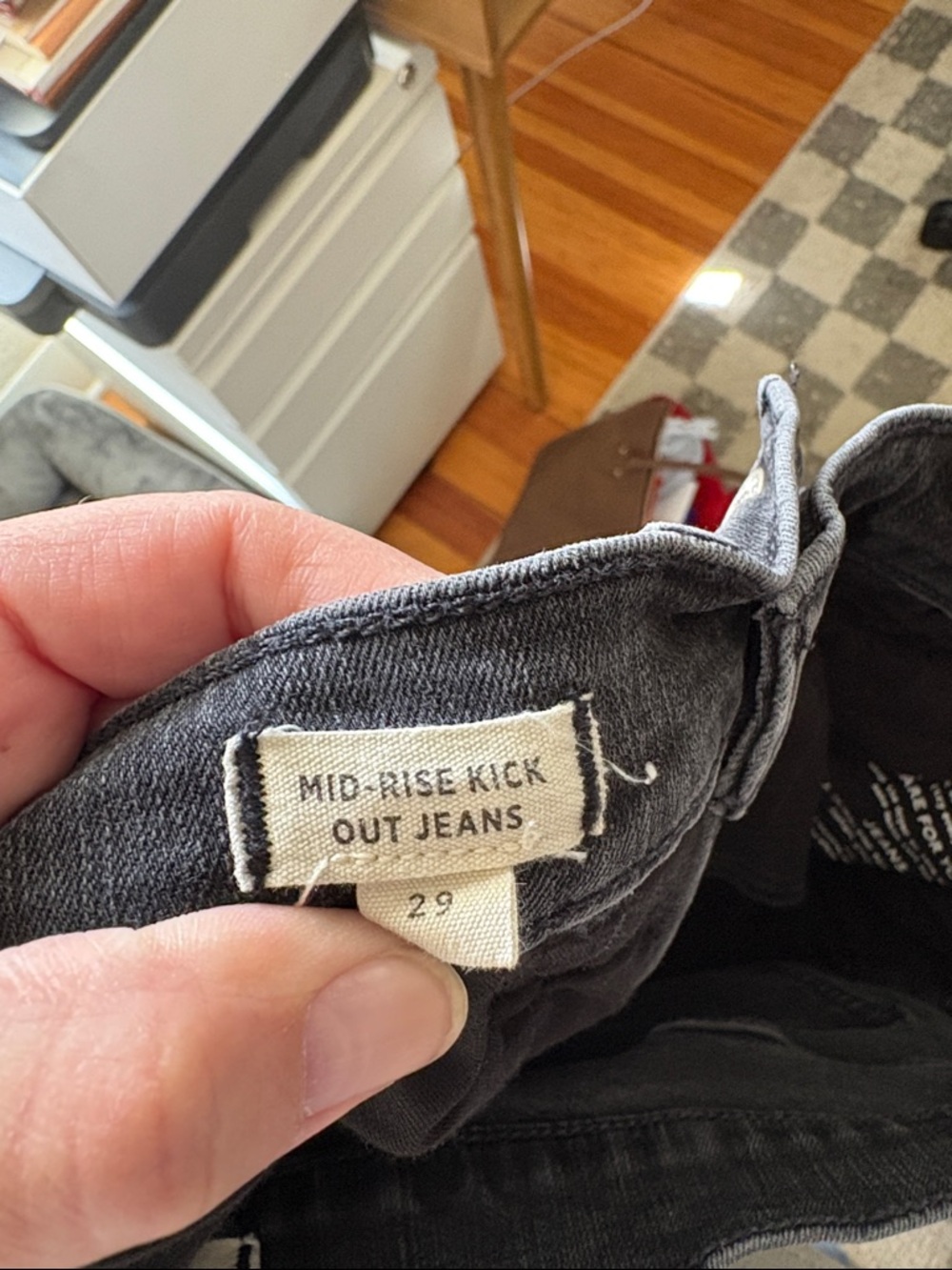 Madewell Kick Out Crop Jeans (Beckley Wash/29) - Picture 6 of 8